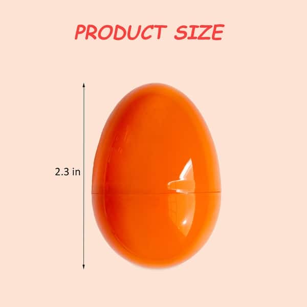 dimension image slide 0 of 2, 50/100/200/500 PCS Easter Eggs Plastic Colorful Empty 2.25" Perfect for Kids Easter Egg Hunt