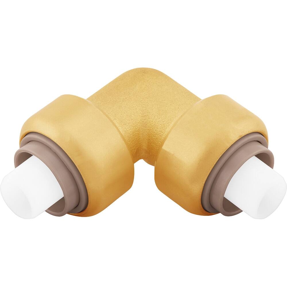 Jones Stephens 3/4" PlumBite Push On 90� Elbow, Bag of 1