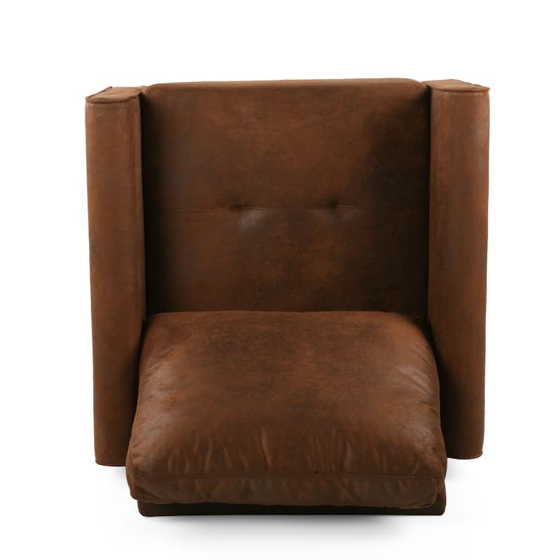 Brown 31" Microfiber Club Chair