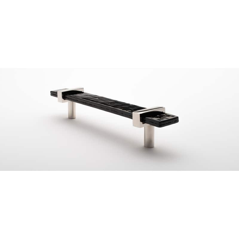 Sietto Adjustable Center to Center 7 Inch Long Handle Cabinet Pull - Polished Nickel