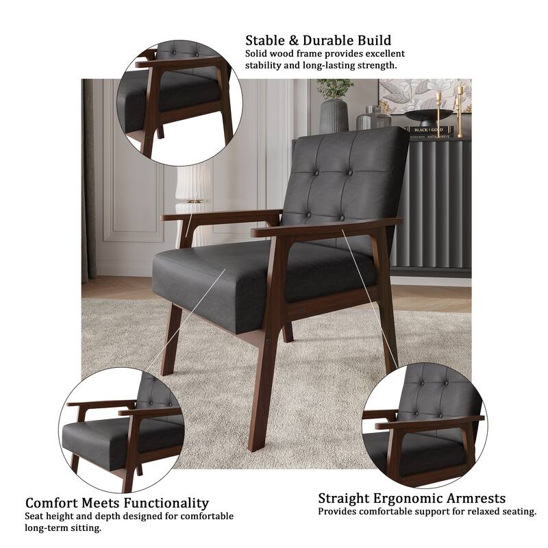 CraftPorch Modern 2- Pieces Accent Chairs