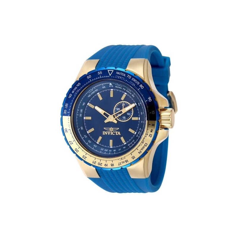 Invicta Men's 49732 Aviator Quartz VD72 Blue Dial Watch