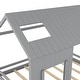 preview thumbnail 50 of 52, Full House Bed Frame with Roof and Windows - Pine Structure