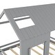 preview thumbnail 5 of 7, Gray House Bed with Roof and Window