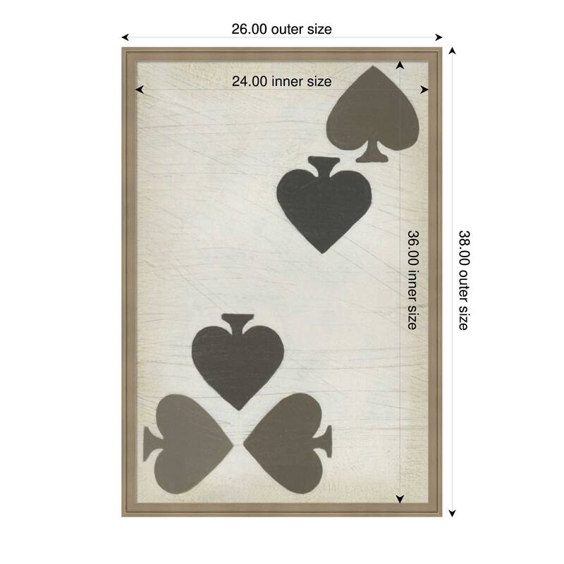 Amanti Art Framed Fabric Pinboard Fun and Games III by June Erica Vess Printed Bulletin Board - Board Size 24 x 36