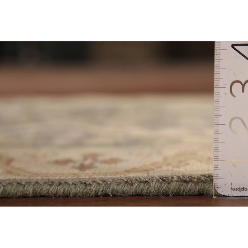 All-Over Oushak Oriental Runner Rug Handmade Wool Carpet - 2'8" x 11'6"