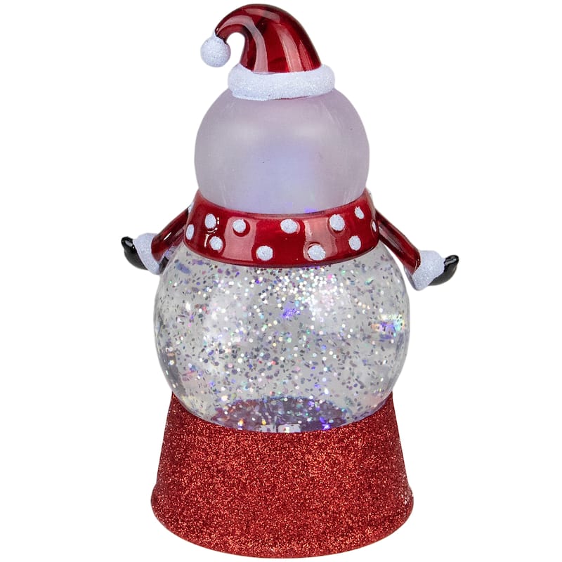 5.75 LED Lighted Santa Claus Christmas Snow Globe - 5.75"
