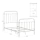 Giselle Victorian Iron Metal Bed by iNSPIRE Q Classic