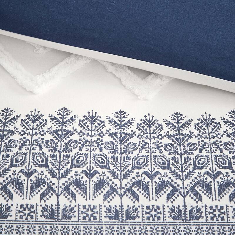 GDF Studio - Mila Cotton Comforter Set with Chenille Tufting