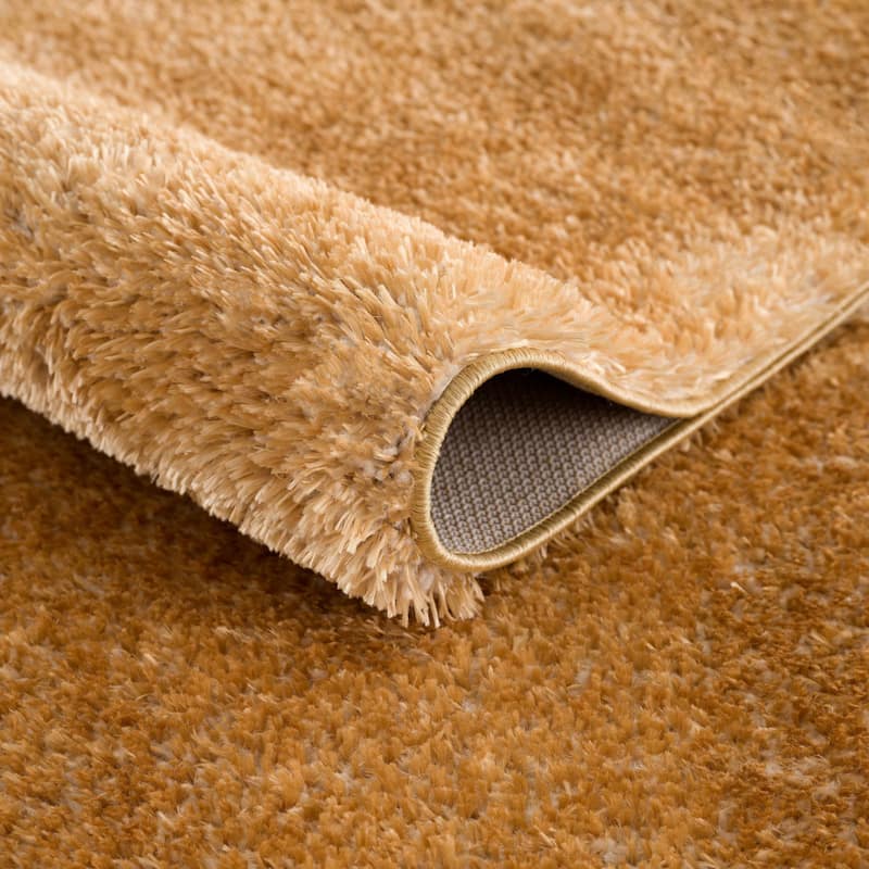 Hauteloom Heavenly Solid Shag Shaggy High Pile Area Rug