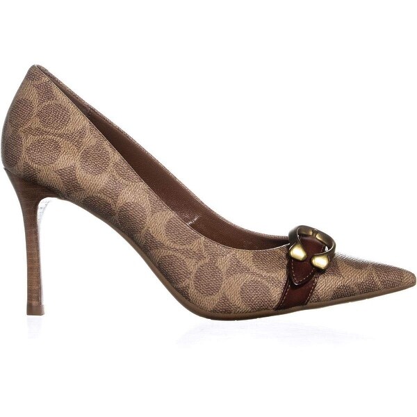 coach signature pumps