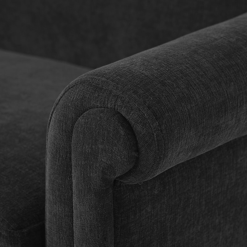 Modern Loveseat Sofa 77.5" 2-seater Couch Upholstered Loveseat with Rolled Arms for Living Room,Reading Corner and Small Spaces