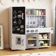 preview thumbnail 2 of 8, Gymax Play Kitchen Toy Set w/ Chalkboard Oven Sink Faucet Stove Water
