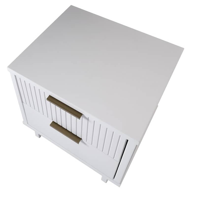 Manhattan Comfort 2.0 Granville Modern 2 Drawer Nightstand