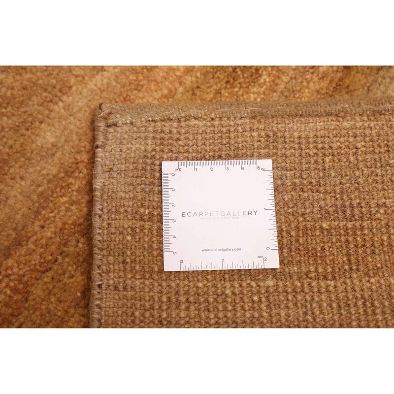 ECARPETGALLERY Hand-knotted Pak Finest Gabbeh Light Brown Wool Rug - 4'8 x 6'7