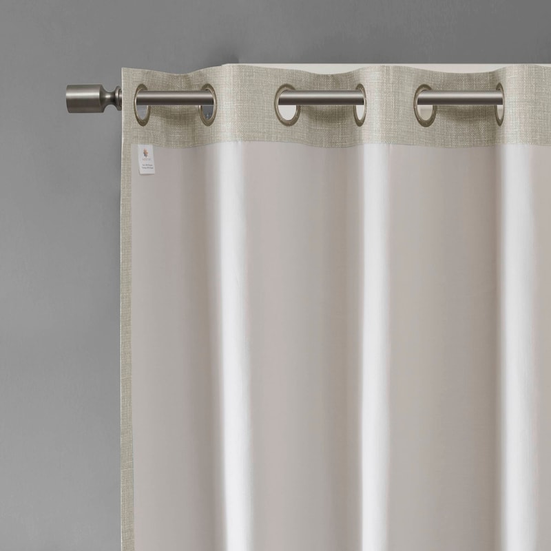 Arlie Printed Heathered Blackout Single Window Curtain Panel by SunSmart