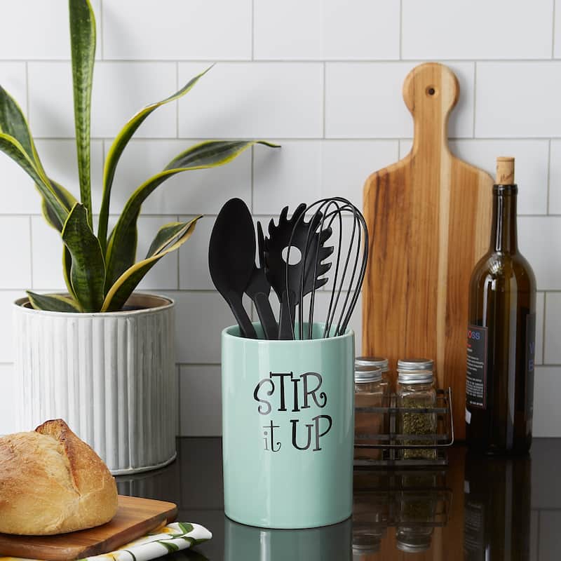DII Stir It Up Ceramic Utensil Holder
