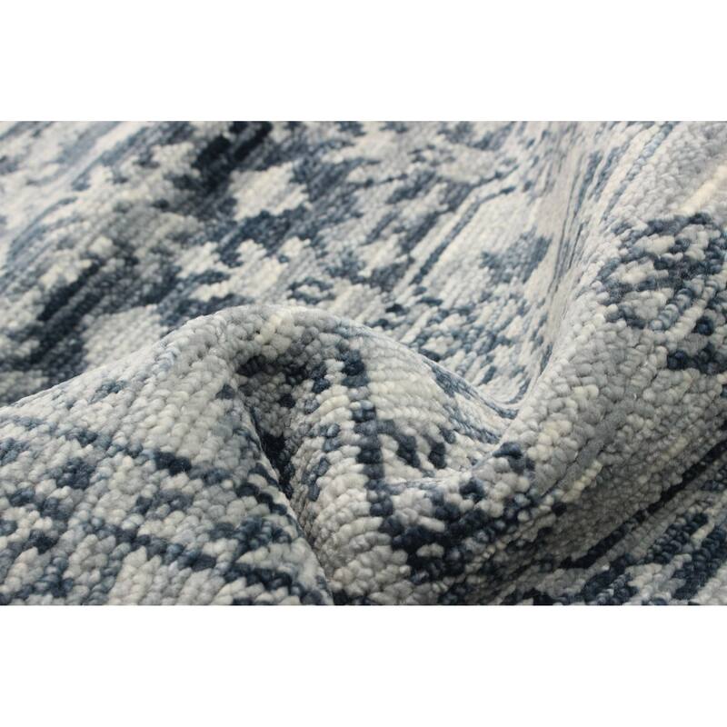 ECARPETGALLERY Hand-knotted Mystique Grey Wool Rug - 5'2 x 7'9