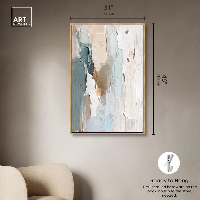 Impasto Intervals I Canvas by Art Remedy