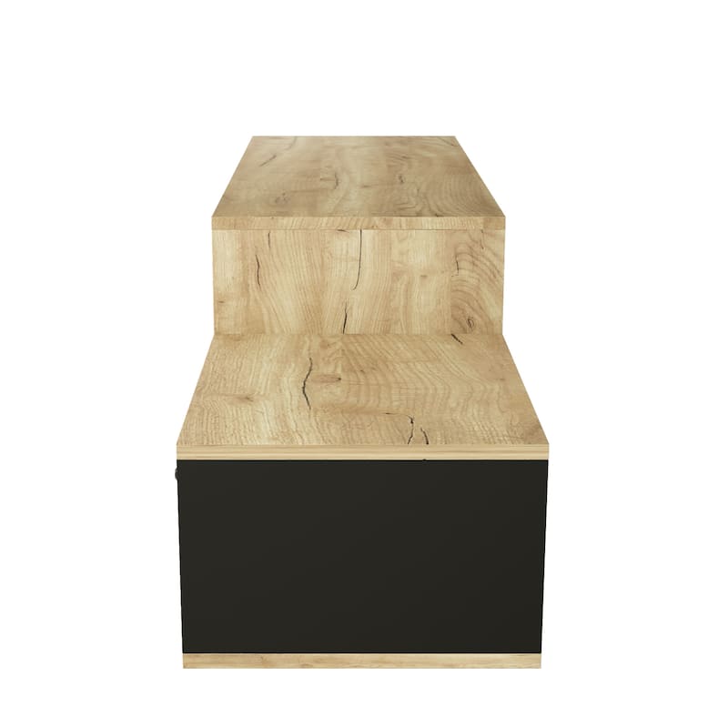 TV Stand, wood drawers for TV Cabinet for Living Room, Entertainment Center with 3 drawers