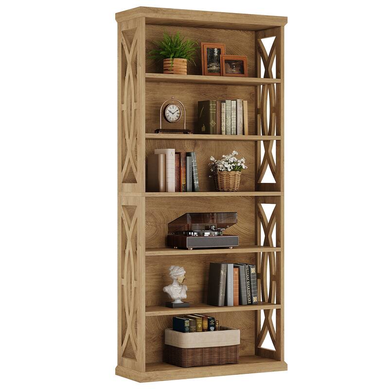 6-Tier Bookshelf, Freestanding Bookcase