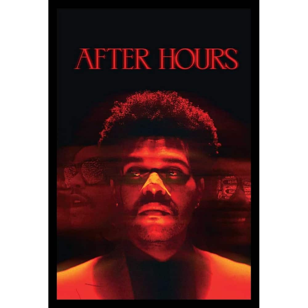The Weeknd After Hours Framed Poster - 24 x 36 Inch