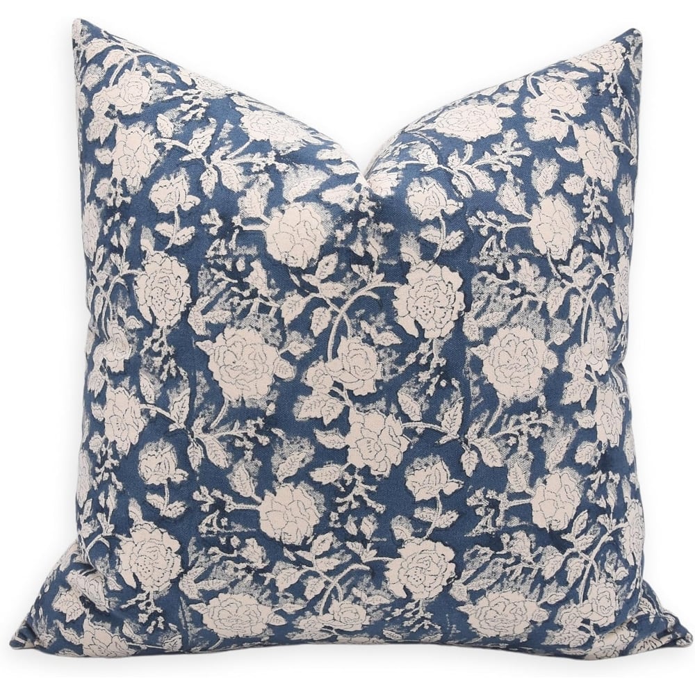 Fabdivine Cotton Outdoor Sofa Block print pillow Cover