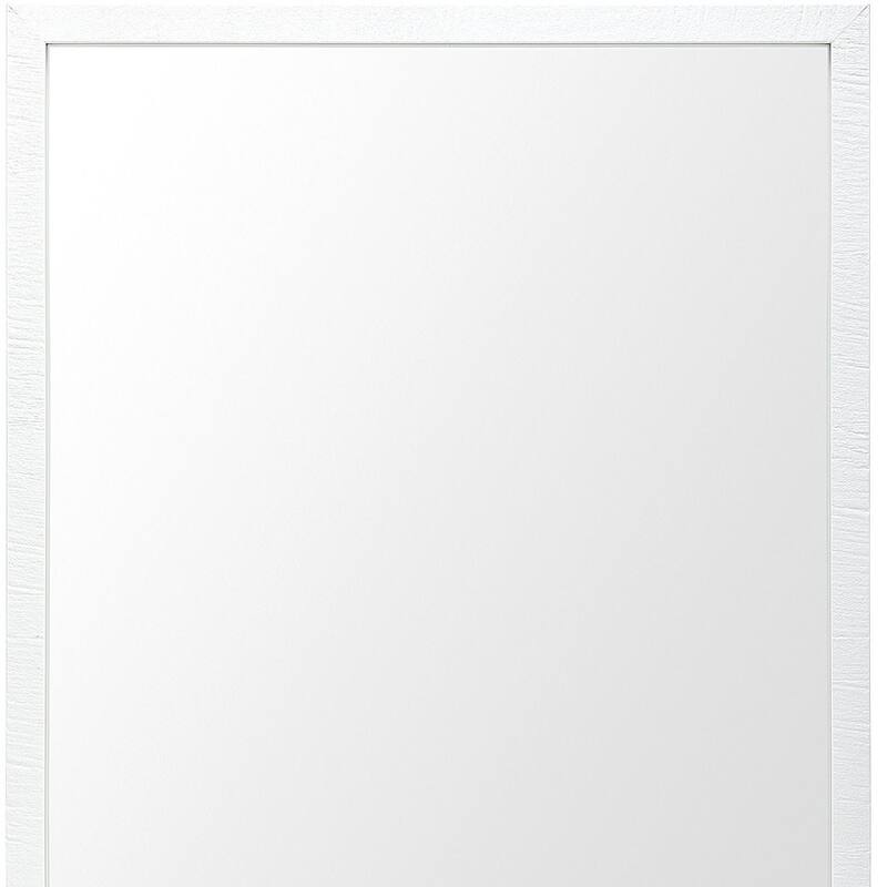 HomeRoots 26" White Framed Bathroom Vanity Mirror - 21.50 in. x 25.50 in. x 1.75 in.