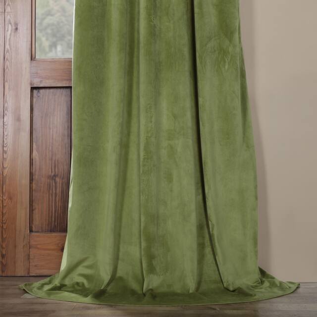 Exclusive Fabrics Signature Velvet Blackout Curtain (1 Panel)