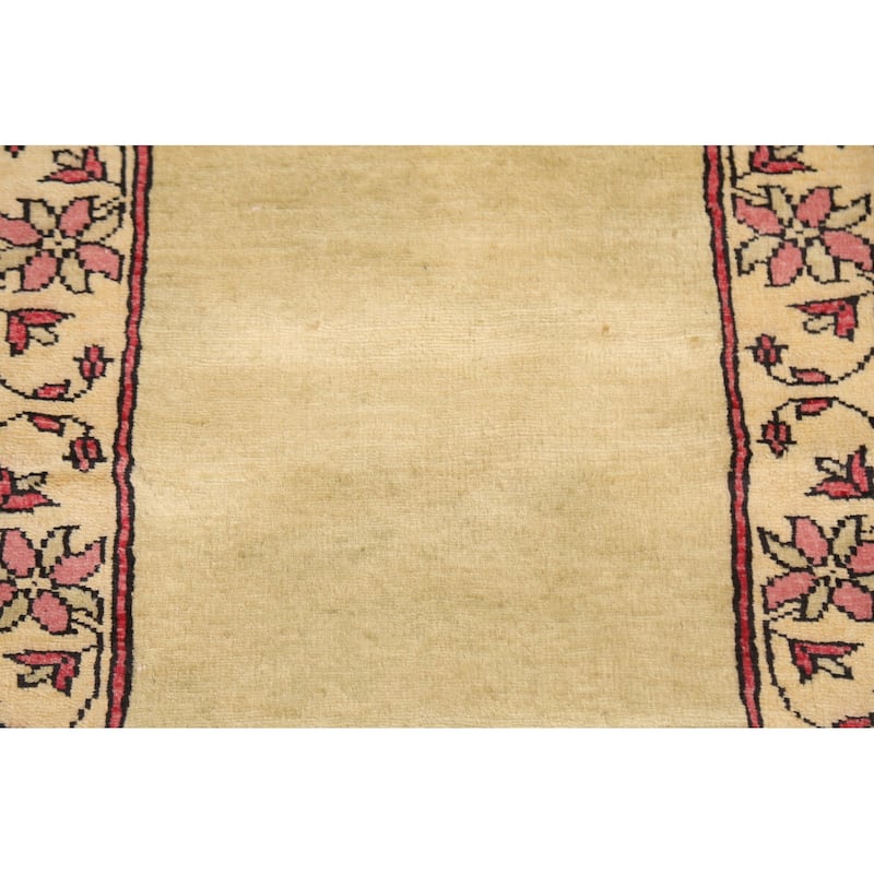Bordered Gabbeh Kashkoli Oriental Area Rug Wool Hand-knotted Carpet - 2'0" x 2'8"