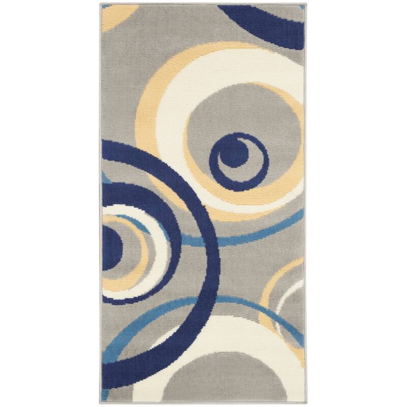 Nourison Grafix Transitional Geometric Abstract Area Rug