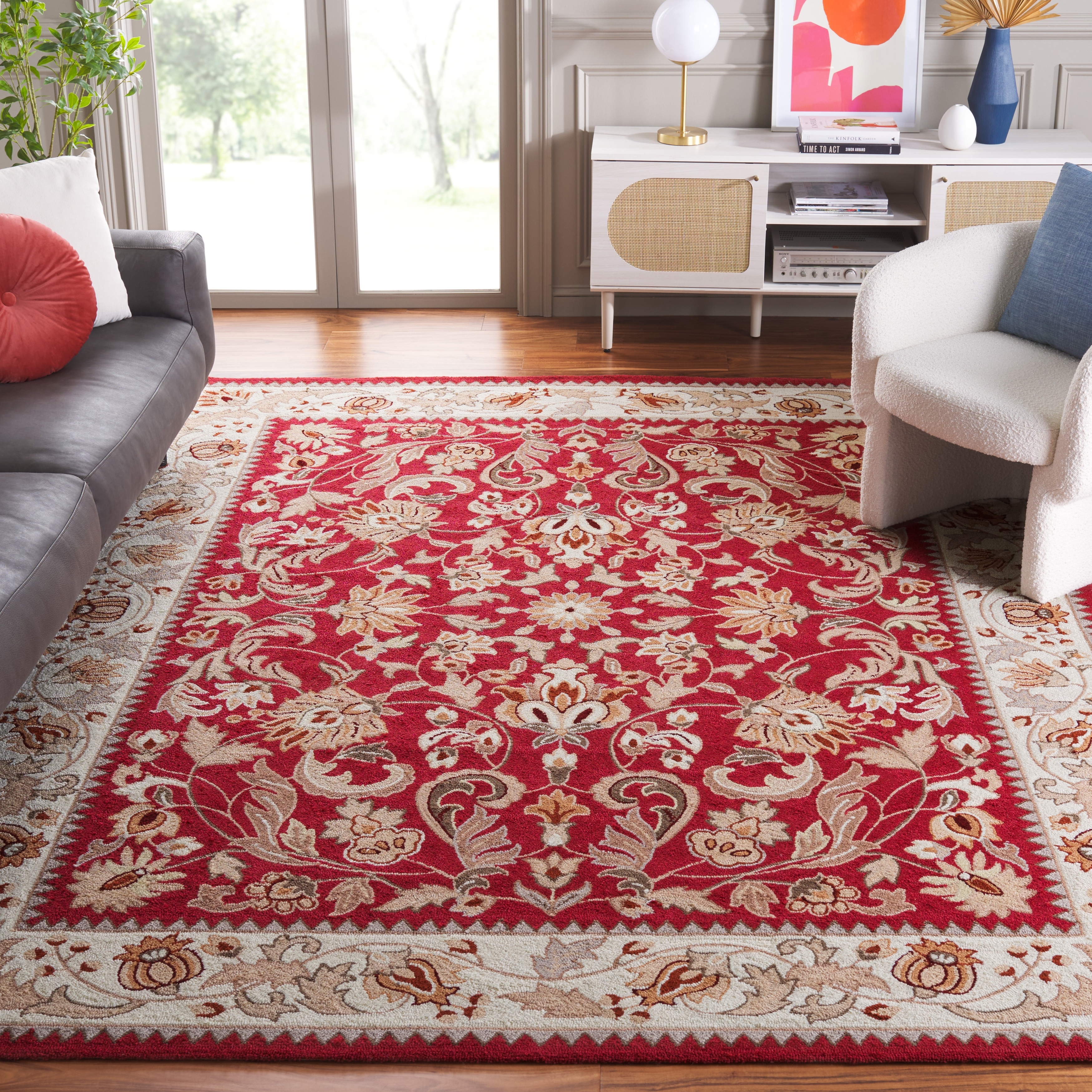 SAFAVIEH Handmade Easy Care Hiltraut Oriental Rug