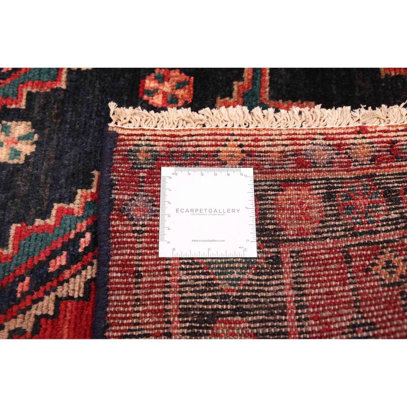 ECARPETGALLERY Hand-knotted Konya Anatolian Dark Navy, Red Wool Rug - 4'9 x 8'6