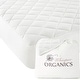 preview thumbnail 1 of 7, Luxury Organic Cotton Quilted Mattress Pad Protector White - California King