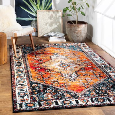 Junia Persian Medallion Area Rug
