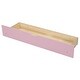 preview thumbnail 5 of 12, Pink Twin Size Solid Wood House Platform Bed with Guardrail and Drawer