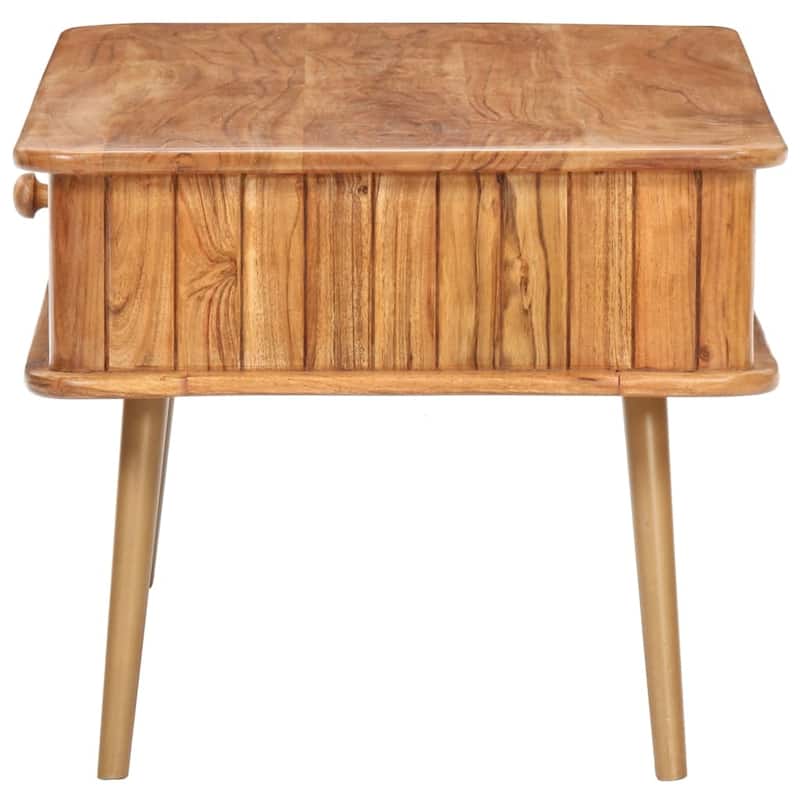 vidaXL Coffee Table 39.4"x19.7"x15.7" Solid Acacia Wood