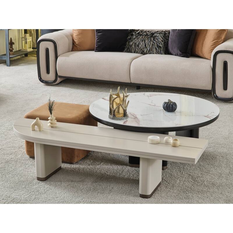 Vekir 5 Pieces Living Room Sets 2 Sofa 2 Chair 1 Coffe Table