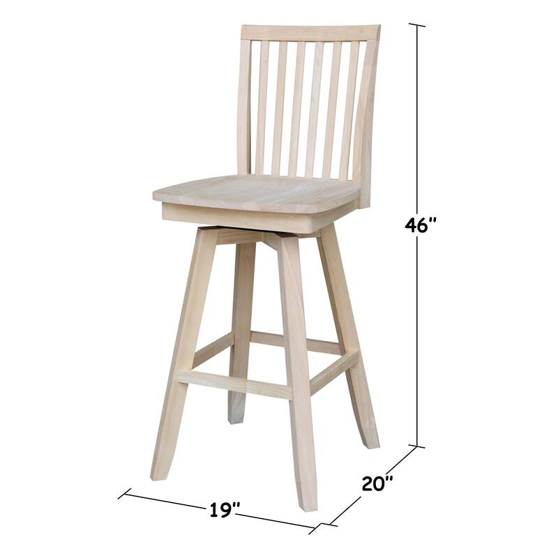 Porch & Den Pontalba Swivel Stool