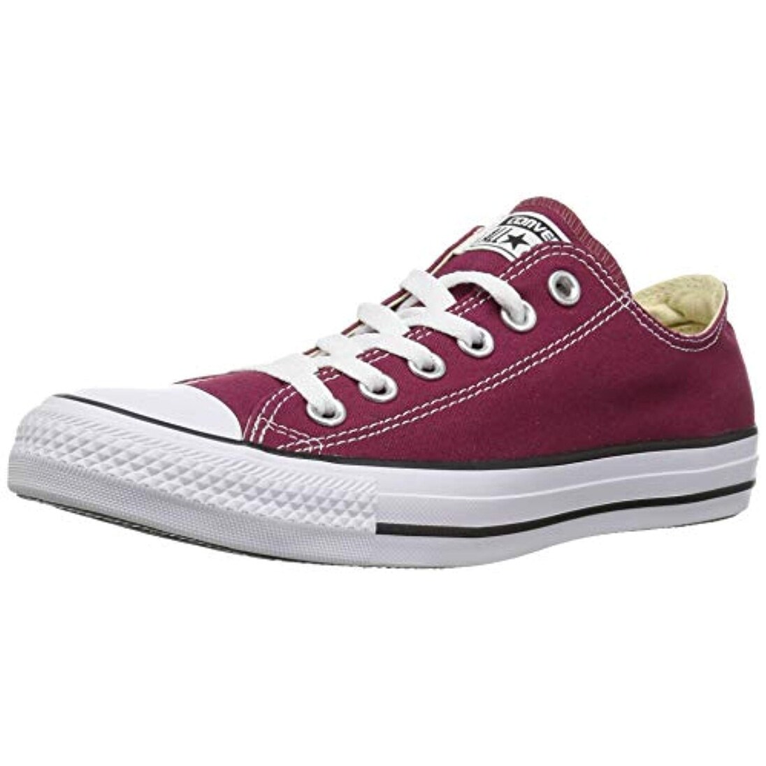 converse chuck taylor all star lo sneaker maroon