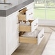preview thumbnail 67 of 99, Leon 60 in. Double Bathroom Vanity with Composite Stone Top