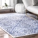 preview thumbnail 14 of 19, Nuloom Sally Faded Trellis Area Rug 3' x 5' - Blue