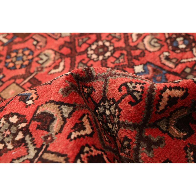 ECARPETGALLERY Hand-knotted Andelz Red Wool Rug - 2'9 x 9'7