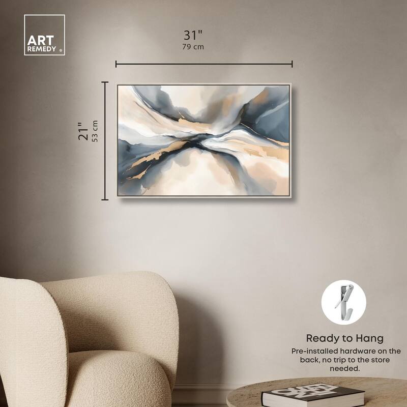 Dynamic Swirls I Canvas by Art Remedy