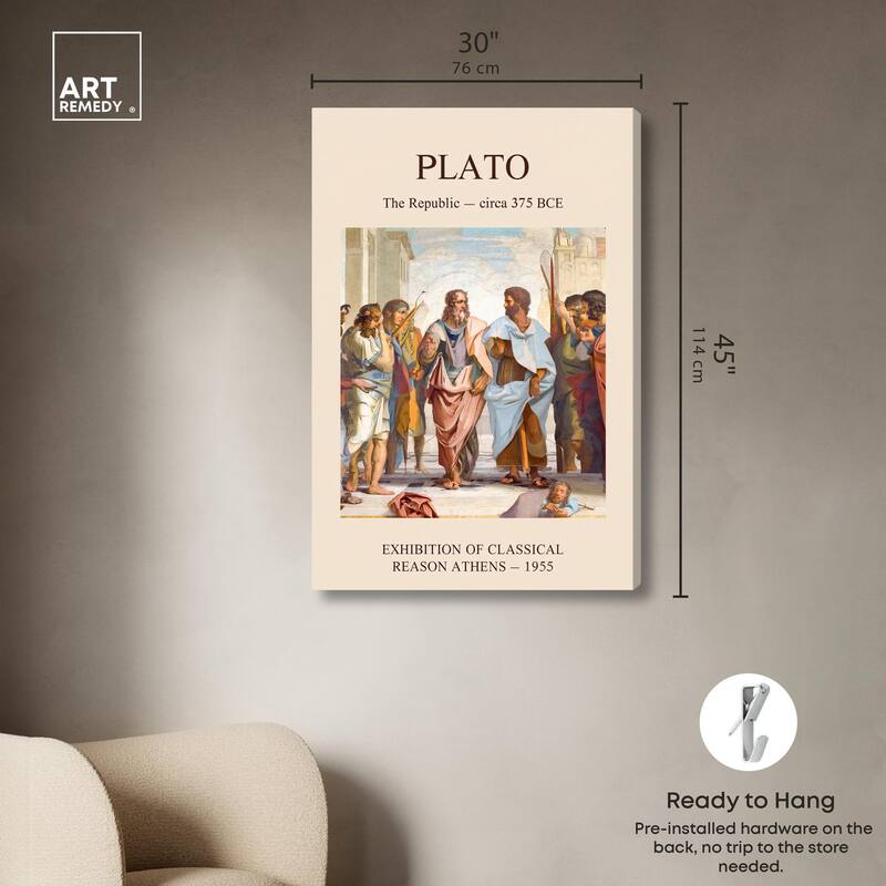 World of Plato's Republic Canvas by Art Remedy, Gallery Wrapped