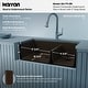 preview thumbnail 47 of 76, Karran Undermount Quartz Double Bowl Kitchen Sink