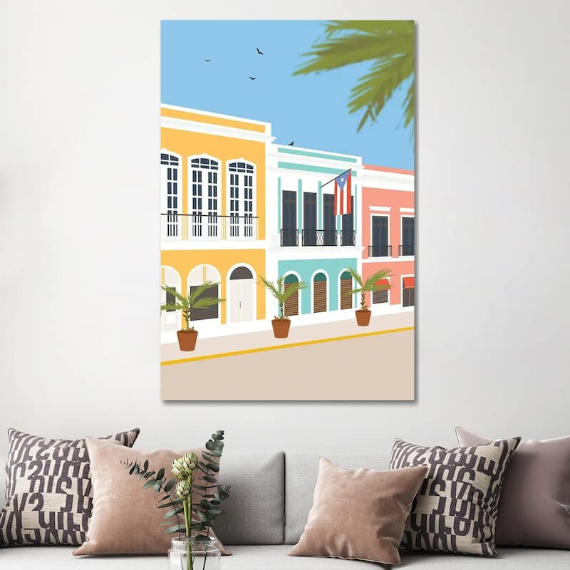 iCanvas "Old San Juan, Puerto Rico" by Lyman Creative Co. Canvas Print