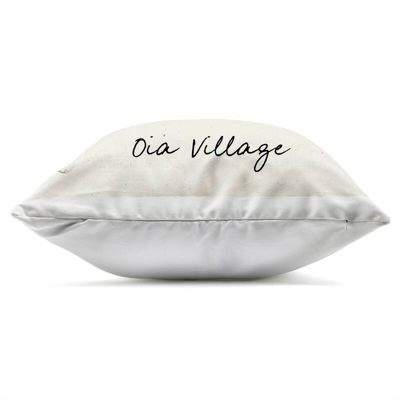 Stupell Greece Travel City View Printed Outdoor Throw Pillow Design by Val Rhodes