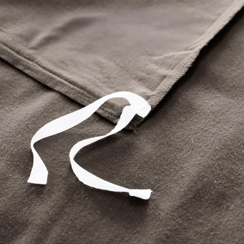 Superior Classic Solid Flannel Cotton Duvet Cover Set