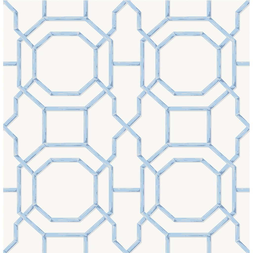 NuWallpaper Sapphire Sanya Peel & Stick Vinyl Wallpaper - 216in x 20.5in x 0.025in